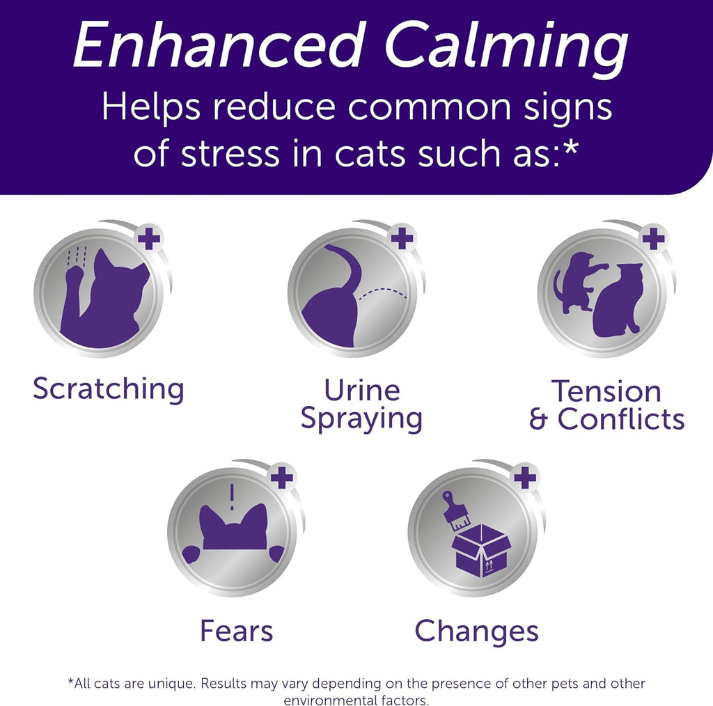 FELIWAY Optimum Cat, Enhanced Calming Pheromone Diffuser. 30 Day Starter Kit (48 mL)