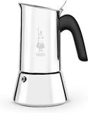 Bialetti - New Venus Induction, Stovetop Coffee Maker, Suitable for all Types of Hobs, Stainless Steel, 6 Cups (7.9 Oz), Silver