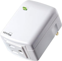 Load image into Gallery viewer, Leviton DZPA1-2BW Decora Smart Plug-in Outlet with Z-Wave Technology, White, Repeater/Range Extender
