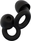 Loop Quiet Ear Plugs for Noise Reduction – Super Soft, Reusable Hearing Protection in Flexible Silicone for Sleep, Noise Sensitivity & Flights - 8 Ear Tips in XS/S/M/L – 27dB Noise Cancelling – Black