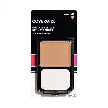 COVERGIRL Outlast All-Day Ultimate Finish Foundation, Classic Tan, 0.4 Ounce (Pack of 1) (Packaging May Vary)