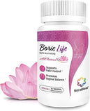 NutraBlast Boric Acid Vaginal Suppositories - 100% Pure Made in USA - Boric Life Intimate Health Support (30 Count)