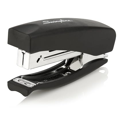 Swingline Mini Stapler, 20 Sheet Capacity, Soft Grip Handheld Stapler, Durable, Small Portable Size, Black (09901)