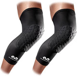 Knee Compression Sleeves: McDavid Hex Knee Pads Compression Leg Sleeve for Basketball, Volleyball, Weightlifting, and More - Pair of Sleeves