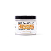 Load image into Gallery viewer, Duke Cannon Supply Co. Hurricane Hold Pomade, Maximum Hold, 4.6 oz