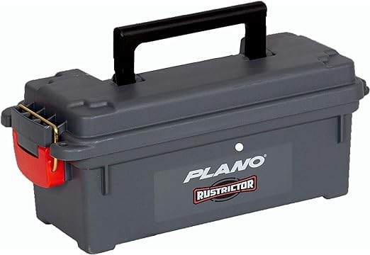 Plano Rustrictor Field/Ammo Box | Heavy Duty Storage for Ammunition, Power Tools, Electronics and More