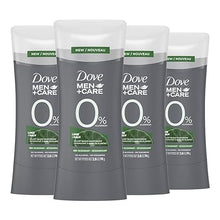 Load image into Gallery viewer, Dove Men+Care Deodorant Stick for Men Lime+Sage 4 Count Aluminum free deodorant Naturally Derived Plant Based Moisturizer 2.6 oz