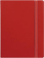 Load image into Gallery viewer, Filofax Notebook, A5 Size, 8.25 x 5.182 inches, Red (B115008U)