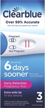 Load image into Gallery viewer, Clearblue Early Detection Pregnancy Test, 3ct