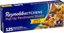 Load image into Gallery viewer, Reynolds Kitchens Pop-Up Parchment Paper Sheets, 125 ct.