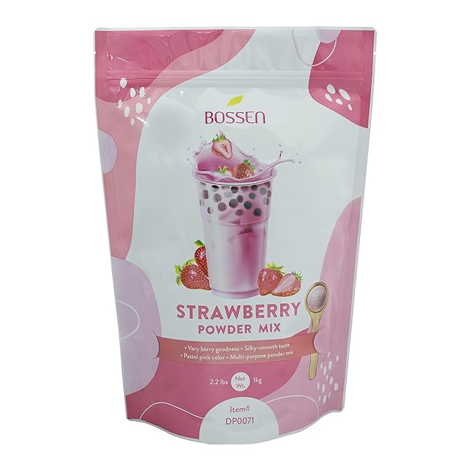 Bossen Bubble Tea Powder Mix (Strawberry)