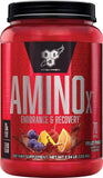 BSN Amino X Muscle Recovery & Endurance Powder with BCAAs, Intra Workout Support, 10 Grams of Amino Acids, Keto Friendly, Caffeine Free, Flavor: Fruit Punch, 70 Servings (Packaging May Vary)