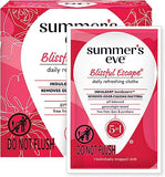 Summer's Eve Blissful Escape Daily Refreshing Feminine Wipes, Removes Odor, pH balanced, 16 count