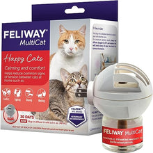 Load image into Gallery viewer, FELIWAY MultiCat Calming Pheromone Diffuser for house-cats, 30 Day Starter Kit (48 mL)