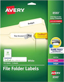 Avery File Folder Labels, 6667 x 3.4375