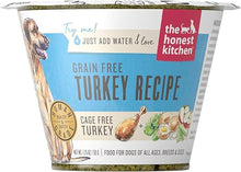 Load image into Gallery viewer, The Honest Kitchen Human Grade Dehydrated Grain Free Dog Food – Complete Meal or Dog Food Topper – Turkey 1.75 oz (Pack of 12)