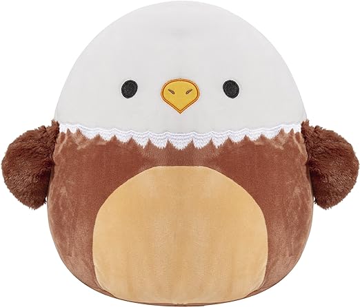 Squishmallows Original 12-Inch Edward Eagle with Fuzzy Wings - Medium-Sized Ultrasoft Official Jazwares Plush