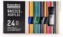 Load image into Gallery viewer, Liquitex BASICS Acrylic Paint Set, 24 x 22ml (0.74-oz) Tube Paint Set