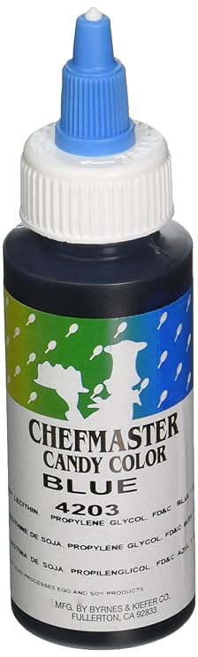 Chefmaster Liquid Candy Color, 2-Ounce, Blue