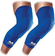 Load image into Gallery viewer, Knee Compression Sleeves: McDavid Hex Knee Pads Compression Leg Sleeve for Basketball, Volleyball, Weightlifting, and More - Pair of Sleeves