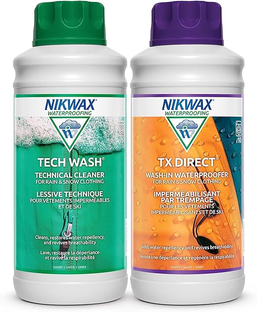 Nikwax Hardshell Cleaning & Waterproofing Duo-Pack