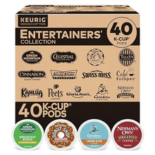 Load image into Gallery viewer, Keurig Entertainers&#39; Collection Variety Pack, Single-Serve K-Cup Pods, 40 Count
