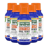 TheraBreath Healthy Gums Periodontist Formulated 24-Hour Oral Rinse, Clean Mint, 3 Ounce (Pack of 6)