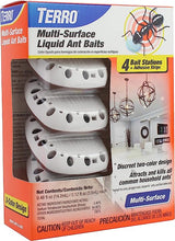 Load image into Gallery viewer, TERRO T334B Indoor Multi-Surface Liquid Ant Bait and Ant Killer - 4 Discreet Ant Bait Stations - Kills Common Household Ants