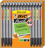 BIC Xtra Smooth Mechanical Pencil, Medium Point (0.7mm), 40-Count