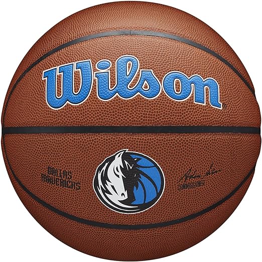 WILSON NBA Alliance Series Basketballs - Team Logo Basketballs - 29.5" and Mini Sizes