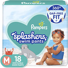 Load image into Gallery viewer, Pampers Splashers Swim Diapers Size M 18 Count