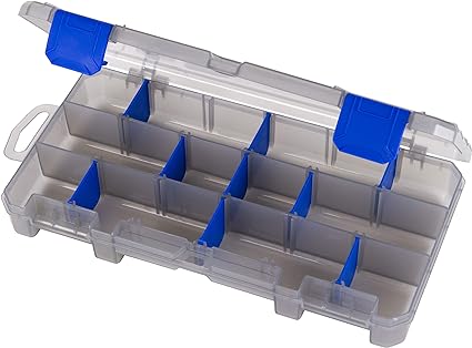 Flambeau Outdoors Zerust MAX 3003ZM Tuff Tainer - 18 Compartments and 9 Removable Dividers - 9.125" L x 5" W x 1.25" D - Fishing and Tackle Storage Utility Box