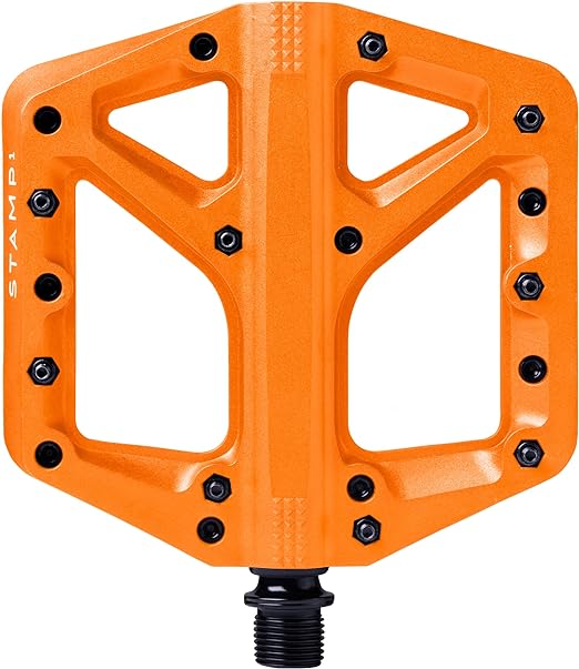 Crankbrothers Stamp Flat BMX/MTB Bike Pedal - Platform Bicycle Pedal, Minimal Profile, Adjustable Grip