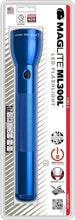 Load image into Gallery viewer, Maglite ML300L LED 3-Cell D Flashlight, Blue