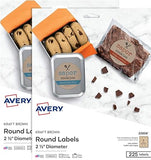 Avery Printable Round Labels, 2.5