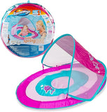 SwimWays Baby Spring Float Sun Canopy - Pink Fish